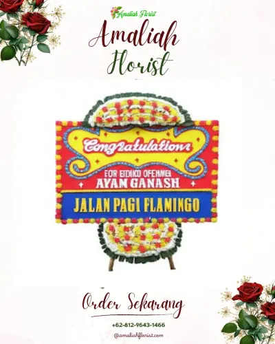 Bunga Papan Congratulation di Temesi